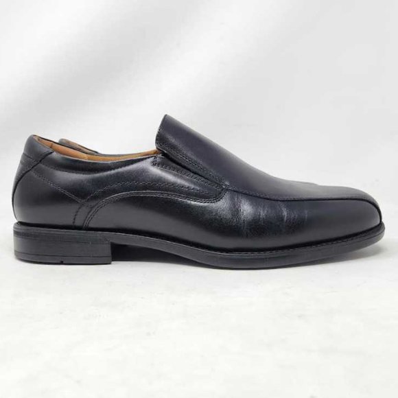 NWOB men\'s 12 3E Florsheim Medfield bike toe slip loafer shoes Black 12 EEE Wide main image 10